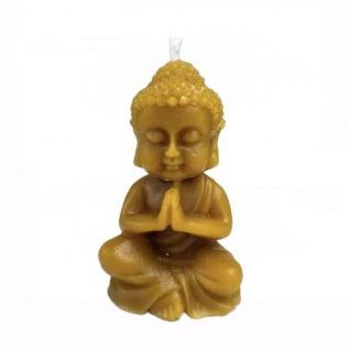 Vela Figura Miel Buda pequeño 25g.